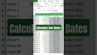 Calculate Due Dates in Excel Quick & Easy Guide! 