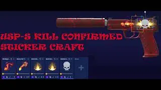 CS2 USP-S Kill Confirmed Budget Sticker Craft
