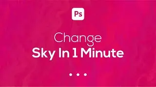 how to change sky in photoshop | in 1 Minute | Photoshop Tutorial For Beginner #shorts