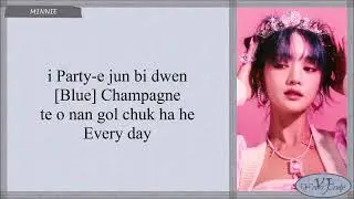 (G)I-DLE 여자아이들 'Queencard 퀸카' Easy Lyrics