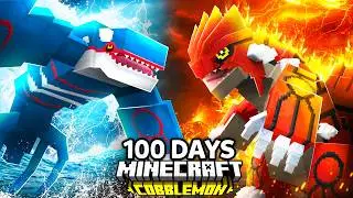 I Spent 100 Days in DEADLIEST Cobblemon Server VS. my Rival! (Duos Cobblemon)