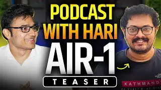 Podcast with Hari Malladi GATE CS AIR-1 Teaser | Full Podcast Coming Soon!!! | GATE CS | GATE DA RBR