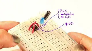 Como hacer efecto LED que RESPIRA con TIMER 555 - ELECTRÓNICA BÁSICA - ejercicios fáciles )