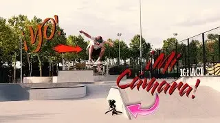 COMO hacerse FOTOS de SKATE💥 - ¡Me hago fotos a mi mismo patinando!