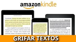 Como MARCAR TEXTO e colocar NOTAS no Kindle