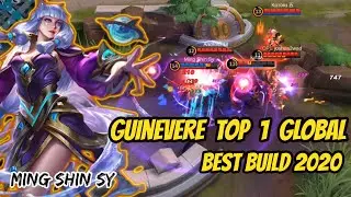 GUINEVERE BEST BUILD 2020 TOP 1 GLOBAL - Ming Shin Sy Rank Game Play