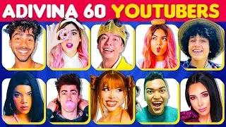 Adivina 60 YOUTUBERS 😍💖 Quiz Trivia de Youtubers Play