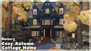 BLOXBURG: Cozy Autumn Cottage Home Speedbuild | Roblox House Build