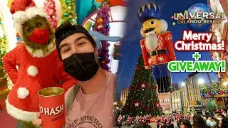 CHRISTMAS AT UNIVERSAL + GIVEAWAY! | Masks Return, Grinch Meet, Holiday Parade
