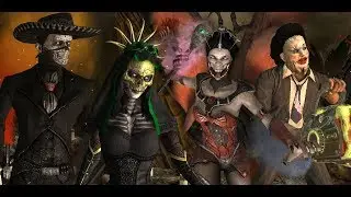 Mortal Kombat X Mobile - Vampiress Mileena, Leatherface, Day of the Dead Jade & Erron Black