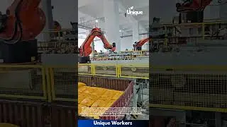 Robots loading bags: a modern manufacturing method