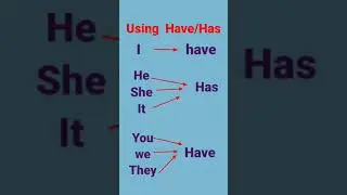 Use of  have and has/have and has in english grammar/