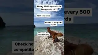 Where to Include SEO Keywords in Blog Post Content Text 2023