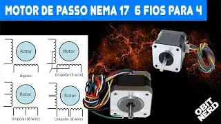 How to connect a 6-wire stepper motor to a 4-wire stepper motor