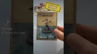 Unboxing Nuka Girl miniature! #nukagirl #wastelandwarfare #miniature #fallout #unboxing @Modiphius