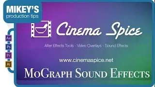 Sound FX for motion graphics