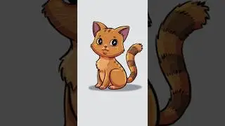Você precisa tentar desenhar esse GATO - desenho fácil passo a passo