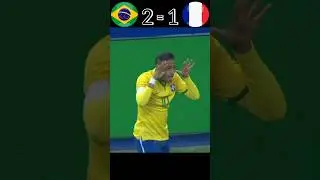 Brazil vs France 2015 Friendly Match Highlights #shorts #football #youtube