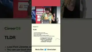 TLDR from my React Native talk at React Alicante! Follow me for more frontend 👇