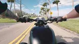 2018 Triumph Bonneville T100 Black // Treasure Coast of Florida