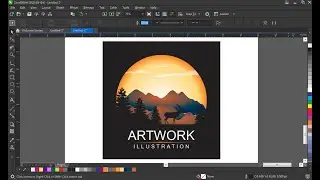 ANIMALS MOONLIGHT VECTOR ILLUSTRATION IN CORELDRAW | CORELDRAW TUTORIALS | DOCTOR DESIGN