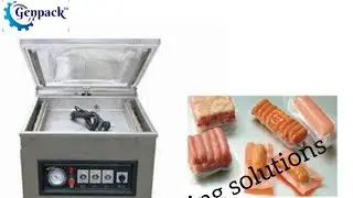 Vacuum Pouches for Dry Fruits, Soya Paneer · Vacuum Packaging Machine - Single Chamber