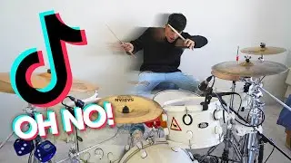 TikTok: Oh No! on DRUMS (Drum Fails)