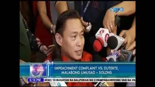 Impeachment complaint vs  Duterte, malabong umusad--- SOLONS