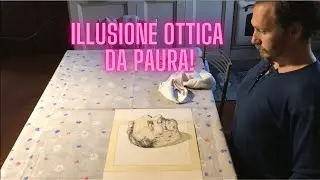 Quanto mi divertono le illusioni ottiche!! (Disegno anamorfico)