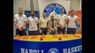 DREZNJAK, TOTÈ, WOLDETENSAE e TREIER 🎙️🏀 Napoli Basket, presentazione ufficiale