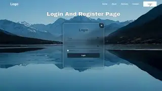 How To Make A Website With Login And Register | HTML CSS & Javascript