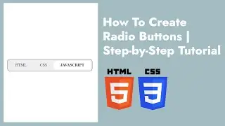 How to Create Radio buttons Using HTML and CSS | Step-by-Step tutorial