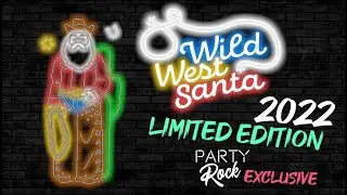 Party Rock Ornaments | LIMITED EDITION Wild West Santa