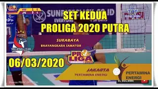 SURABAYA BHAYANGKARA SAMATOR VS JAKARTA PERTAMINA ENERGI - PROLIGA 2020 PUTRA SET KEDUA |06/03/2020|