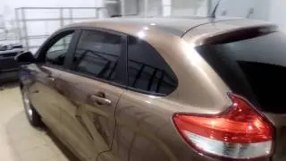 Тонировка задней полусферы на автомобиле LADA X-Ray