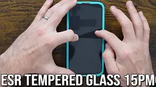 ESR Tempered Glass Screen Protector for iPhone 15 Pro Max