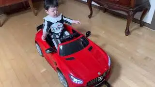 [4K] 아빠가 더 좋아하는 아기자동차(벤츠무선컨트롤 아기자동차)