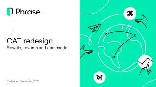 Phrase TMS editor redesign and dark mode