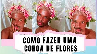 diy:  COROA de FLORES (halo crown) 🦋🌺 | gabriellima.ph