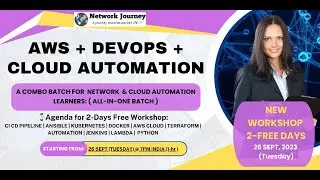#2 AWS + DEVOPS + CLOUD AUTOMATION - Network Engg | Admission Started 26-09-2023 | M-Fri | 7-9PM IST