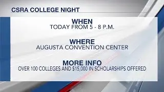 Scholarships given during CSRA College Night