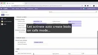 Asterisk Calls Odoo app demo