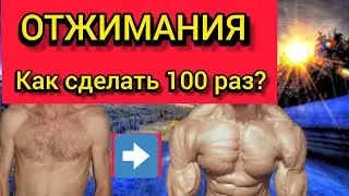 Как отжаться 100 раз за один подход?