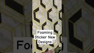Foaming Sticker new design