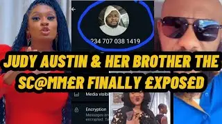 Judy Austin & brother the sc@mmer finally £xpos£D after Queenmay Edochie's WhatsApp was cl0ned