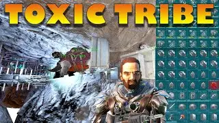 SOLO Raiding the most Toxic Alpha Tribe - Insane Loot | Ark