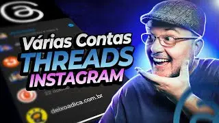 Como ADICIONAR mais de um Perfil no Threads do Instagram - Várias Contas Diferentes