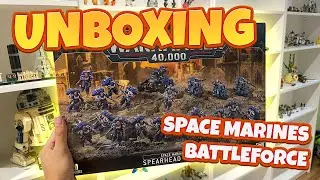 เปิดกล่อง Space Marines Christmas Battleforce 2023 (Spearhead Force)