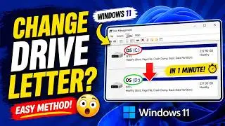 how to change drive letters in Windows 11 with this easy tutorial! | Windows 11 |