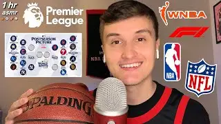 ASMR Whispering All About Sports UNTIL YOU SLEEP 😴🏈 (whisper ramble)